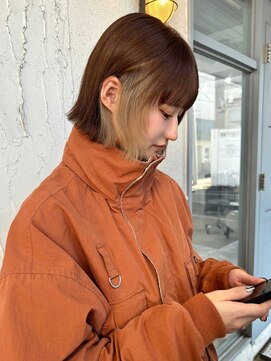 インナーカラー／ベージュカラー