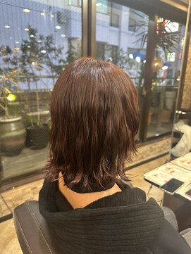 キャラ 池袋本店(CHARA) 【大人気のカラー】レッドブラウンで透明感と艶感が可愛すぎる♪