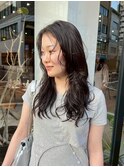 20代透明感パーマ◎ゆるふわパーマ×ショコラグレージュ