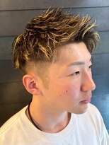 ディスイズバーバーフォース(THIS IS BARBER 4th)&nbsp;メンズカット ツーブロック メンズパーマ ハイライト