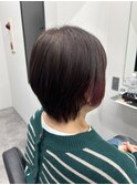 ダークアッシュ/ミディアムレイヤーカット/鎌取店/市川いづみ
