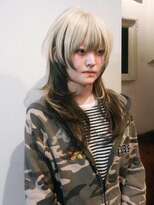 ブロック ジャポン(bloc japon)&nbsp;ロングウルフレイヤーカット デザインカラー