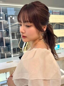 エジョン 八幡山店(Aejon) 韓国ヘア/顔周りカット/レイヤーカット/小顔カット