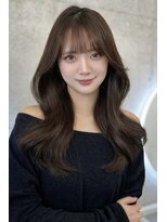 アイシー 表参道(ICY)&nbsp;透明感カラーくすみベージュ&顔周りカット韓国ヘア