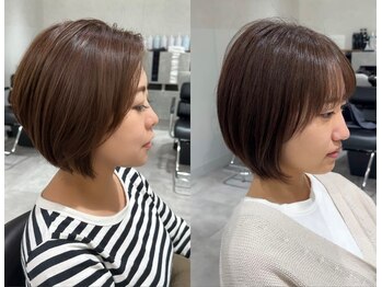 ディックス 佐倉店(dix)の写真/大人女性に大人気!骨格・髪質・クセを見極めたカットで、あなたに合ったショートスタイルをご提案♪