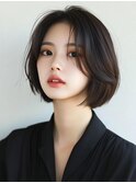 髪質改善　ミニボブ　ヘアカタログ　大濠赤坂荒戸