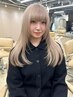 ハイブリーチ(ブリーチ2回)+前処理付きケアカラー ¥26100→¥18000