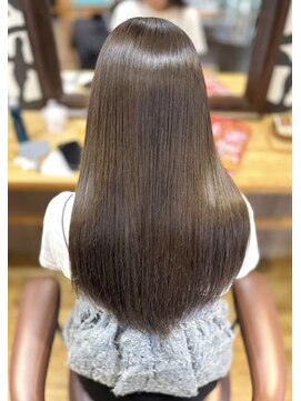 桃の木 ヘアー(桃の木 hair) シングルカラーで作るアッシュブラウン