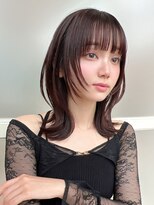 エイミーバイアフロートザガーデン 浦和店(amie by afloat the garden) 顔周りも可愛いミディアムレイヤー/ハッシュカット【浦和】