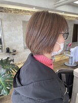 ヘアアンドメイク アリス(hair&make ALICE produce by COLT)&nbsp;ショートボブ　明るめの白髪染め