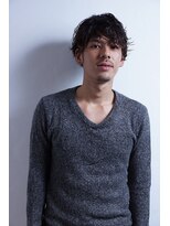 エス 西梅田(es)&nbsp;デキる男のクールウェーブパーマ＠簡単 メンズスタイリング