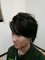 髪職人 シン(Sin)&nbsp;アシメツーブロック　パーマスタイル