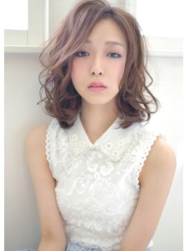 ケアシンサイバシ(CARE shinsaibashi) 【CARE】ラフな質感のクールフェミニンウエーブ