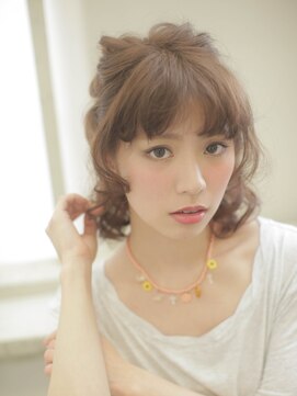 アンジュ 南海なんば駅前店(ange treatment & head spa) くるりんぱMIXヘアアレンジ・ボブ【ange treatment & head spa】