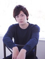 エスヘアー 名古屋 金山(es hair) 20代30代40代メンズビジネスツーブロックアッシュブラック