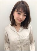 【Unami】　2019春　柔らかいパーマ×小顔ミディアム　島田