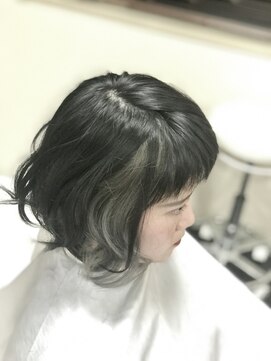 ヘアーサロン デペント(HAIR SALON Depend) 切りっぱなしボブ×サイドインナーカラー☆