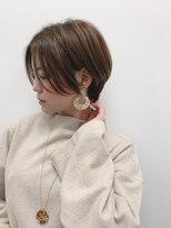 ロンド パルティール 大宮(Lond partir)&nbsp;【石田勇士郎】黒髪毛先パーマエッジショート20代30代40代