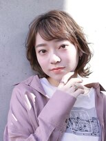 ゼンコー キチジョウジ シェール(ZENKO KICHIJOJI chere) ゆれふわレイヤーボブ/シルキーベージュ/斜めバンク