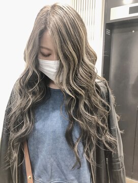 ジゼル(GiseL) 【GiseL】ハイライトグレージュハイトーンダブルカラー/ブリーチ