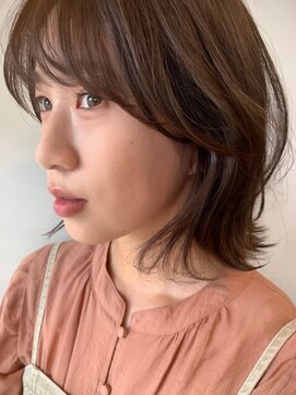 エメリー 甲府東店(AMELY) 軽い質感☆夏の切りっぱなしボブ