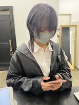 アンリ(Anli)&nbsp;【Anli】ウルフカット×ダークパープル