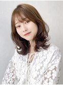 レイヤーカット_外ハネボブセクションカラー_29291
