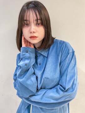 サーカス バイ ビュートリアム 青山(CIRCUS by BEAUTRIUM) 結べるボブ　ミディアムボブ　30代40代　透け感カラー　表参道