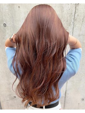 グロウバイニューヨークニューヨーク(Grow by NYNY) 【打越】ロング×ピンクベージュ