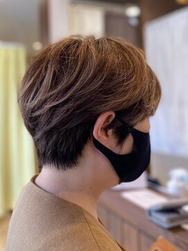 ヘアーズロー(hair's LOWE) 【 hair's LOWE 】ハンサムショート/上品大人ショート/ベージュ