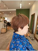 透明感カラー×大人ショート