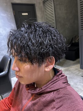 パルトネル(Partner) ツイストスパイラルパーマ×アップバングマッシュ