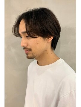 フィル 横浜(fil) 大人センターパート_オリーブベージュレイヤーカット