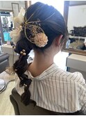 成人式/編みおろしスタイル