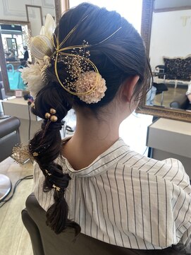 コワファースト 大分(COIFF1RST) 成人式/編みおろしスタイル