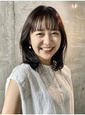 一番人気のナチュラルミディアム【吉祥寺 美容院 少人数】