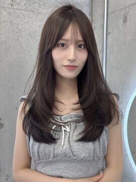 エヌアイ オモテサンドウ(ni omotesando) 憧れ韓国くびれヘア/顔まわりカットレイヤーカット艶髪黒髪