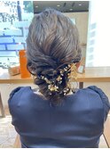 お呼ばれヘアセット×ローシニヨン