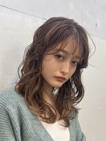 ファルベ(Farbe) イメチェン/デジタルパーマ/外ハネボブ/美髪/ワイドバンク