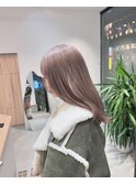ほんのりラベンダーグレージュ