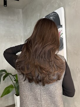 ブルックス グレージュ×レイヤーカット