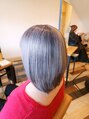 カルムドットヘアー 宜野湾(calm.hair)&nbsp;ホワイトグレージュ/ケアブリーチ/髪質改善トリートメント/ケア-