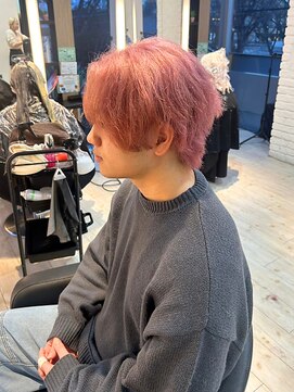 インク サカエ(inq sakae) ブリーチカラーピンクベージュ