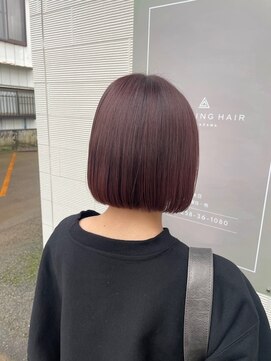 アメイジングヘアー 中沢店(AMAZING HAIR) ボブ×ピンクブラウン