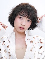 ピークアブー 銀座並木通り(PEEK-A-BOO) 柔らかニュアンスパーマ×マッシュボブ
