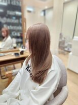 ミラシィ 成田(Mirashy)&nbsp;ハイライトカラーミルクティーベージュレイヤーカット