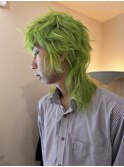 個性的ウルフヘア