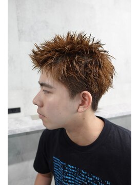 ラベル 渋谷(LAVEL) スパイキーショート/オレンジブラウン