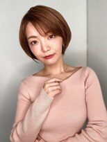 カバーヘア ブリス 大宮西口(COVER HAIR bliss) ミルクティーピンクマッシュボブショートp1大宮20代30代40代