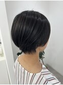 大人可愛いマッシュショート